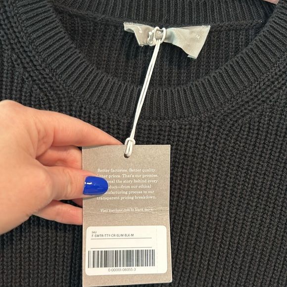 NWT Everlane The Organic Cotton Slim Crew Sweater - Picture 9 of 12